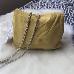 NWT! Zara TRF authentic Leather chain link Bag